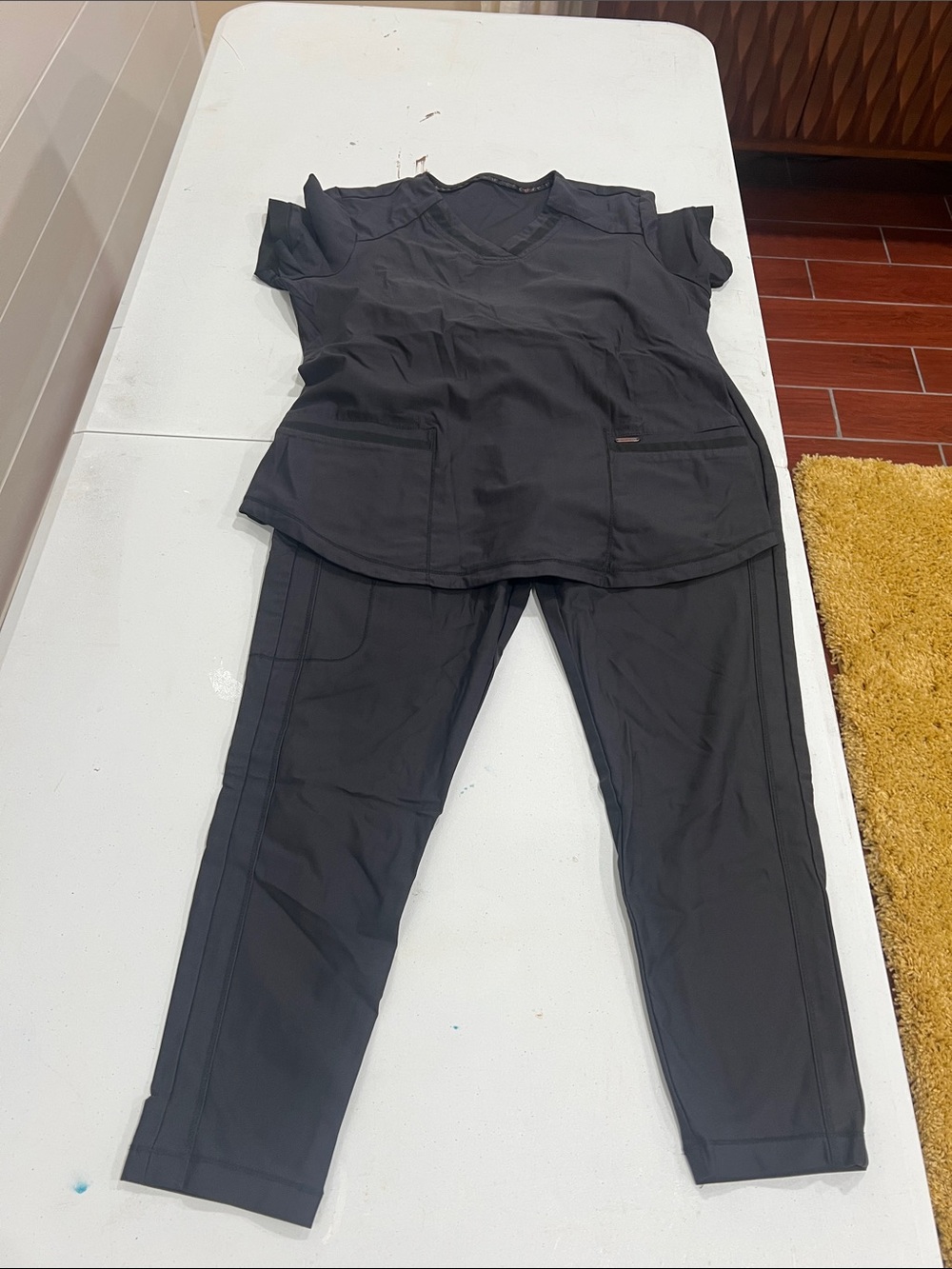 Cherokee Form Black Women's Scrub Set